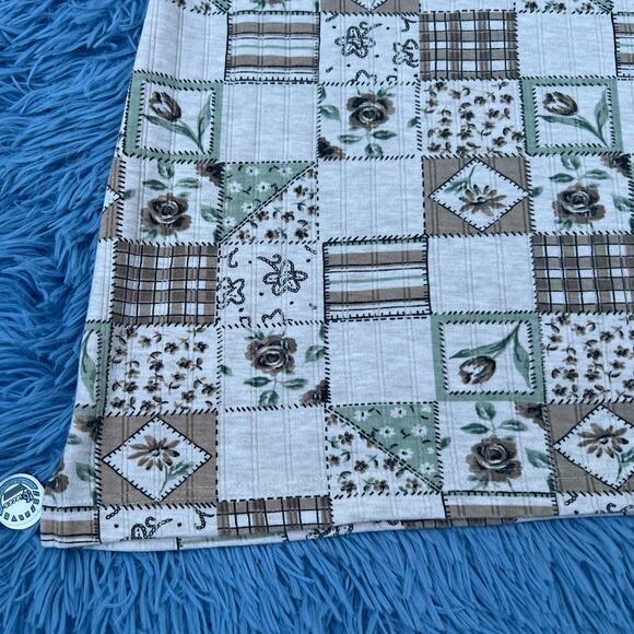 VINTAGE Plaid Floral Button Shirt Size Medium Women’s Cute Basic Elements Y2K - Picture 5 of 9